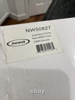 Jacuzzi NW50827 Freestanding Tub Filler with Metal Hand Shower NOB N TX
