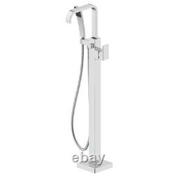 Jacuzzi NW55827 Floor Mounted Tub Filler with Metal Lever Handle CHROME