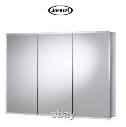 Jacuzzi PD48000 Aluminum 26 H X 36 W X 5-1/4 D Triple Door Medicine Cabinet