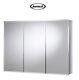 Jacuzzi PD48000 Aluminum 26 H X 36 W X 5-1/4 D Triple Door Medicine Cabinet