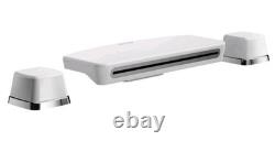 Jacuzzi Water Rainbow Flow Bathtub Faucet (MP33959) 2 Handles White B6