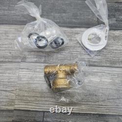 Jacuzzi Water Rainbow Flow Bathtub Faucet (MP33959) 2 Handles White B6