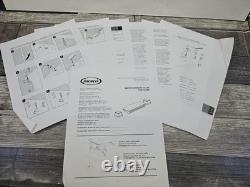 Jacuzzi Water Rainbow Flow Bathtub Faucet (MP33959) 2 Handles White B6