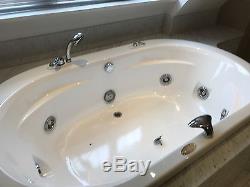 Jacuzzi Whirlpool Bath With Hydro Massage Jets And Grohe Taps