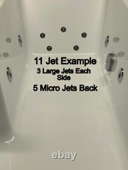 Jersey J Shaped Right Left Hand Bath, Bath Panel 6-8-11 Jet Whirlpool Jacuuzi