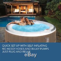 Jetstream Inflatable Spa Massage Portable Jacuzzi Hot Tub Outdoor Pool Bath 5
