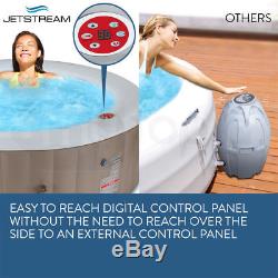 Jetstream Inflatable Spa Massage Portable Jacuzzi Hot Tub Outdoor Pool Bath Swim