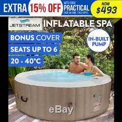 Jetstream Inflatable Spa Massage Portable Jacuzzi Hot Tub Outdoor Pool Bath Swim