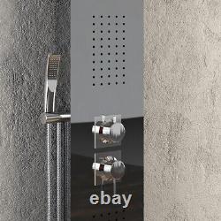 Jungle Shower Column 4 Function Stainless Steel Scaling Waterfall Jet