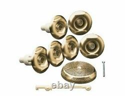 Kohler Flexjet K-9696-BV Vibrant Brushed Bronze Whirlpool Trim Kit withSix Jets