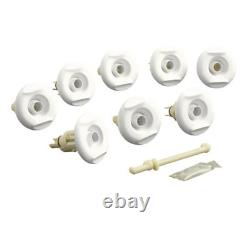 Kohler K-9698-0 Eight Jet Trim Kit for Flexjet Whirlpools, White