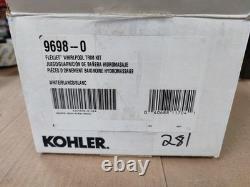 Kohler K-9698-0 Eight Jet Trim Kit for Flexjet Whirlpools, White