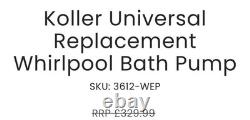 Koller 3612 WEP Whirlpool Bath Pump 800W 220V Black Universal 60mm