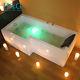 L Shaped 1700mm Whirlpool Spa Jacuzzi Massage Luxury Shower Corner Bathtub