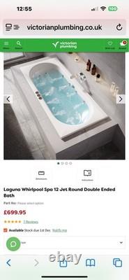 Laguna Whirlpool Spa 12 Jet Round Double Ended Bath (Barely Used)