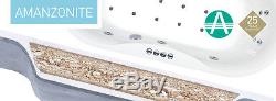 Large Titania 14 Jet Whirlpool Bath Double Ended 1950 x 1350 mm Duo