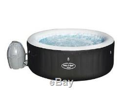 Lay-Z-Spa 54123-BNNX16AB02 Miami Hot Tub Airjet Inflatable SPA 2-4 Person BLACK