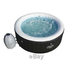 Lay-Z-Spa 54123-BNNX16AB02 Miami Hot Tub Airjet Inflatable SPA 2-4 Person BLACK