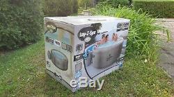Lay-Z-Spa Cancun AirJet 4 Person Hot Tub Garden Spa Inflatable Jacuzzi