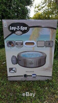 Lay-Z-Spa Cancun AirJet 4 Person Hot Tub Garden Spa Inflatable Jacuzzi