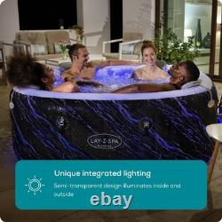 Lay Z Spa Florence Airjet Hot Tub LED Light Outdoor Inflatable Jacuzzi Massage