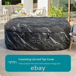 Lay Z Spa Florence Airjet Hot Tub LED Light Outdoor Inflatable Jacuzzi Massage