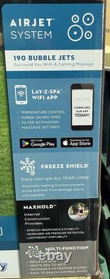 Lay Z Spa Grenada 190 Inflatable Hot Tub Jacuzzi Freeze Shield WiFi Pump 6-8 PPL