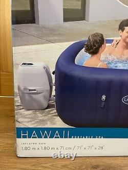 Lay Z Spa Hawaii Airjet 6 Person Inflatable Hot Tub Lazy Jacuzzi Brand New