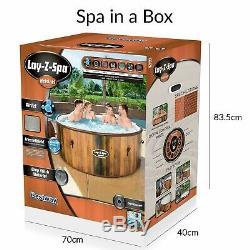 Lay Z Spa Helsinki, Lazy Inflatable Hot Tub Jacuzzi, 7 Person, Brand New