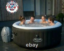 Lay-Z-Spa Miami Hot Tub Jacuzzi 4 Person Brand New Boxed FAST FREE DELIVERY