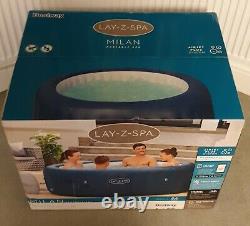 Lay-Z-Spa Milan Jacuzzi 6 Adults 2021 MODEL HOT TUB WIFI FAST DELIVERY