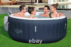 Lay-Z-Spa New York 4 Person AirJet Hot Tub Inflatable Outdoor Spa Jacuzzi