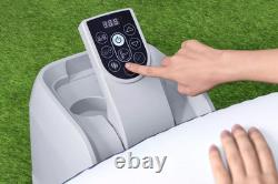 Lay-Z-Spa New York 4 Person AirJet Hot Tub Inflatable Outdoor Spa Jacuzzi