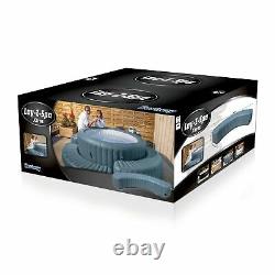 Lay-Z Spa Spa Hot Tub Inflatable Surround Round Jacuzzi Accessories Outdoor Grey