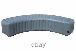 Lay-Z Spa Spa Hot Tub Inflatable Surround Round Jacuzzi Accessories Outdoor Grey