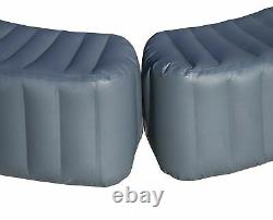 Lay-Z Spa Spa Hot Tub Inflatable Surround Round Jacuzzi Accessories Outdoor Grey