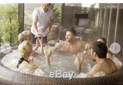 Lay Z Spa St Moritz, Lazy Inflatable Hot Tub Jacuzzi, 7 Person, Brand New
