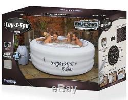 Lay-Z-Spa VEGAS 4-6 Person Inflatable Hot Tub Jacuzzi Lazy Spa NEW IN STOCK