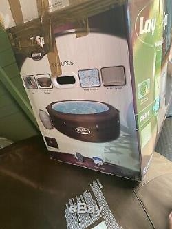 Lay z spa Riviera Inflatable Hot Tub Spa Jacuzzi 4 6 Person Boxed Used