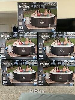 Lazy -z-spa Miami Air Jet Inflatable Hot Tub Jacuzzi 2-4 Person Brand New Boxed