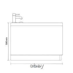 Legend 1500mm x 700mm Left Hand 6 Jet Matt Black V-Tec Single Ended Whirlpool Ba