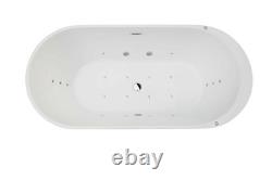 Lisna Waters Roman 1700mm x 800mm Whirlpool Freestanding Bath with Spa