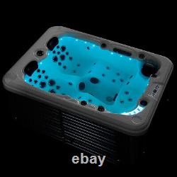 Luxury 3-4 Persons Outdoor Hot tub Thermostatic Spa Whirlpool 51 Jacuzzi Jets
