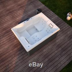 Luxury 3 Person Hot Tub Spa Jacuzzi Outdoor 24 Jets Whirlpool Bathtub Controller