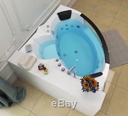 Luxury Bath Suite Spa Jacuzzi Tub 2 Person Whirlpool Bathroom Corner Massage Jet