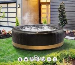 Luxury EXOTIC 6 Bathers Inflatable Hot Tub Spa Jacuzzi Home Holiday Family Fun