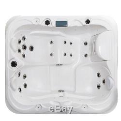 Luxury Hot Tub Spa Jacuzzis Outdoor Whirlpool Bath With 21 Jets 2Seats+1Lounger