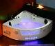 Luxury LED hot tub set 140 x140 cm + heating + hydrojet + ozone + radio 2022