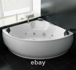 Luxury LED hot tub set 150x150 cm + heating + hydrojet + ozone + radio 2022