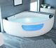 Luxury LED hot tub set 150x150cm + hydrojet corner hot tub model 2022